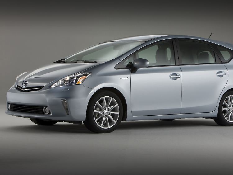 Der Prius mit Hybridantrieb.