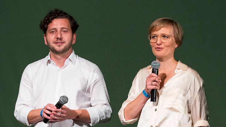Franziska Brantner und Felix Banaszak kandidieren im November als neues Führungsduo der Grünen.