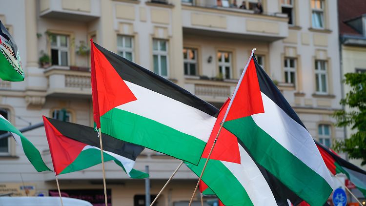 Berlin-Neukölln ist regelmäßig Schauplatz von Demonstrationen in Solidarität mit den Palästinensern.