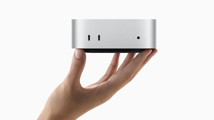 Der Mac mini M4/M4 Pro ist erstaunlich kompakt geraten.