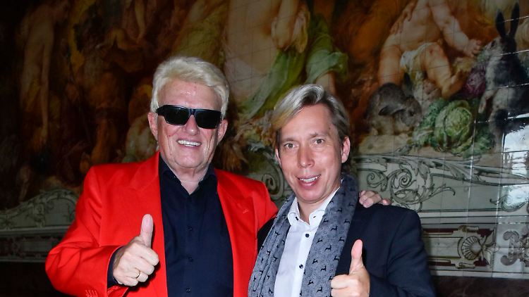 Von Geschäftspartnern zu Familienmitgliedern: Heino (l.) und sein Manager Helmut Werner.