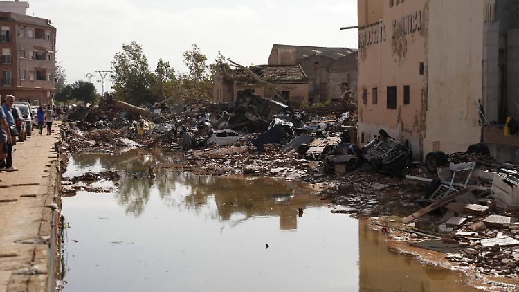 Das Unwetter in der Region Valencia sorgt für enorme Schäden.
