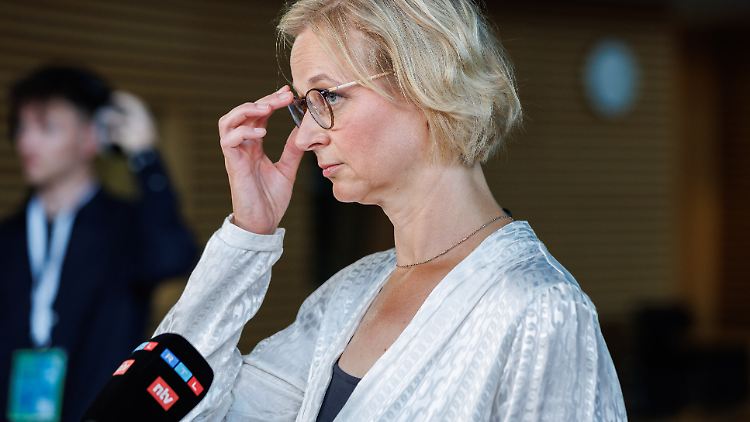 Unter anderem BSW-Landeschefin Katja Wolf erntete Kritik an der erzielten Einigung auf eine Friedensformel.