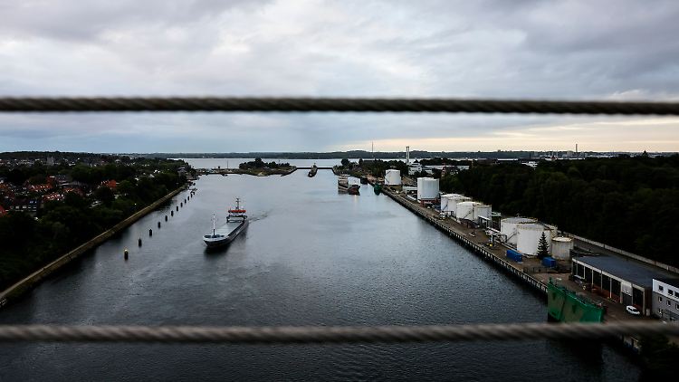Der Tanker wurde in der Schleuse des Nord-Ostsee-Kanals in Kiel kontrolliert.
