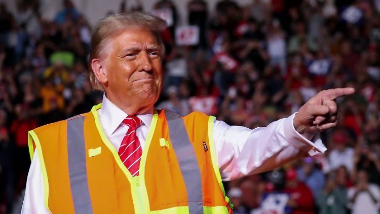 Irgendwie geht es immer um ihn: Für ihn, gegen ihn - Trump dominiert den US-Wahlkampf.