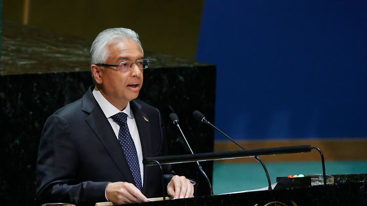 Ministerpräsident Pravind Jugnauth tritt für eine zweite Amtszeit an.