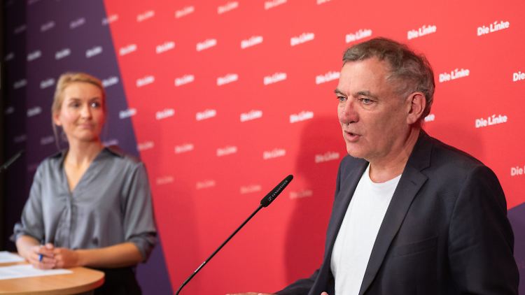 Iris Schwerdtner und Jan van Aken bilden die neue Doppelspitze der Linken. 