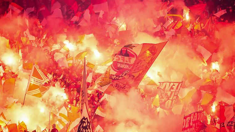 Das Olympiastadion war mit fast 70.000 Zuschauern sehr gut besucht.