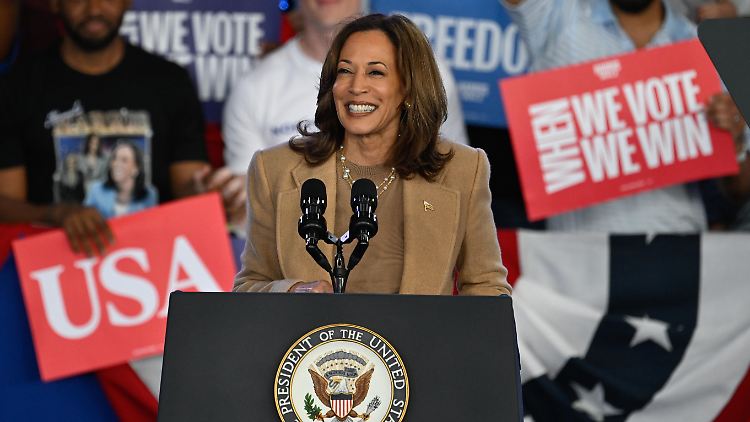 Kamala Harris sprach sich im Wahlkampf zuletzt erneut für das Recht auf Abtreibung aus.