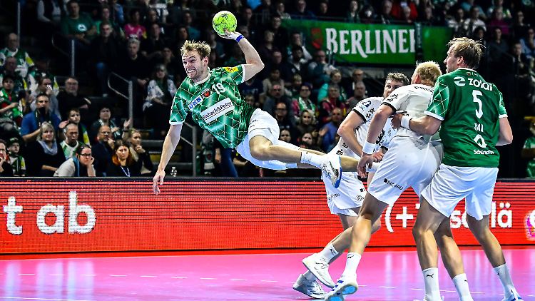 Die Berliner um Mathias Gidsel setzten sich in der zweiten Halbzeit deutlich ab.