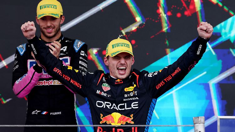 Verstappen darf sich feiern lassen.