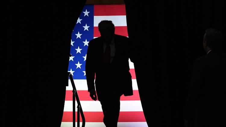 Der republikanische US-Präsidentschaftskandidat Trump kommt zu einer Wahlkampfveranstaltung in Pittsburgh, Pennsylvania.