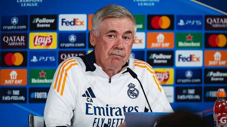 Carlo Ancelotti schimpfte.