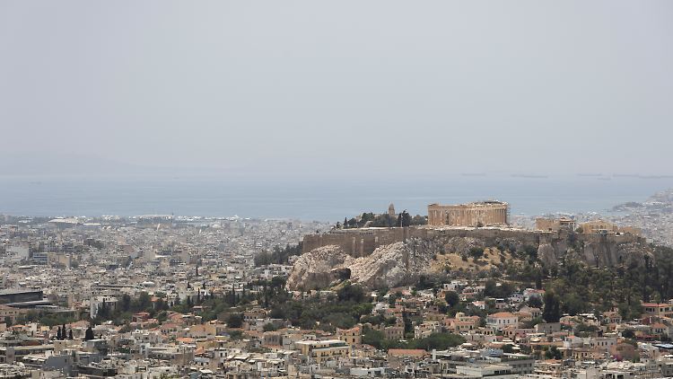 Der Touristenmagnet Akropolis in Athen.