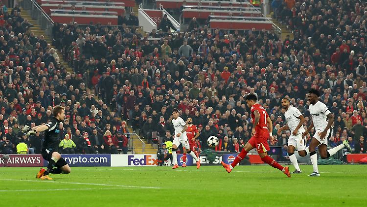 Luis Diaz traf nach knapp einer Stunde zur Führung für die Reds.