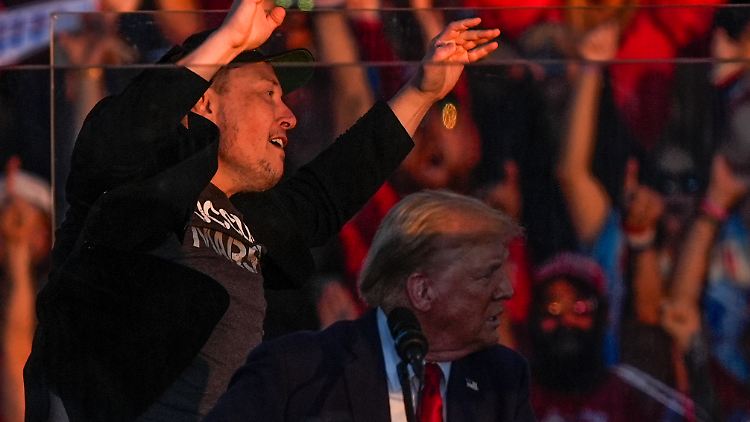 Elon Musk macht bereits seit Wochen intensiv Wahlkampf für Donald Trump.