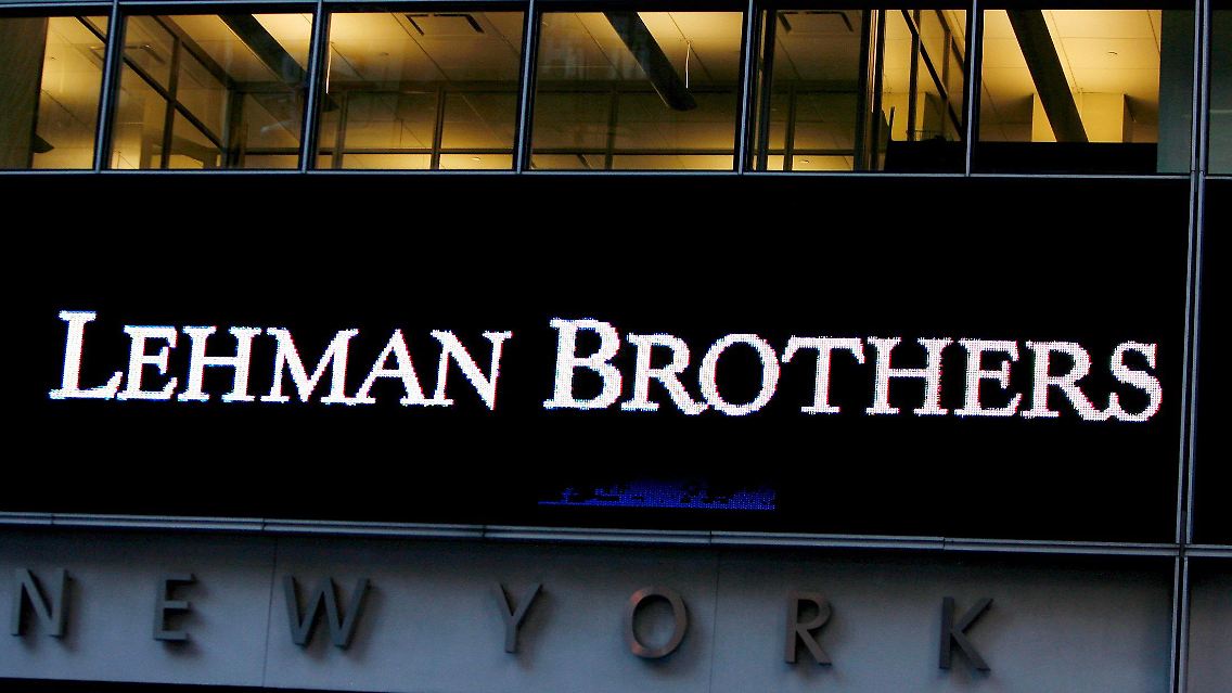 Ein Schriftzug, der gleichbedeutend für die weltweite Finanzkrise steht: Lehman Brothers.