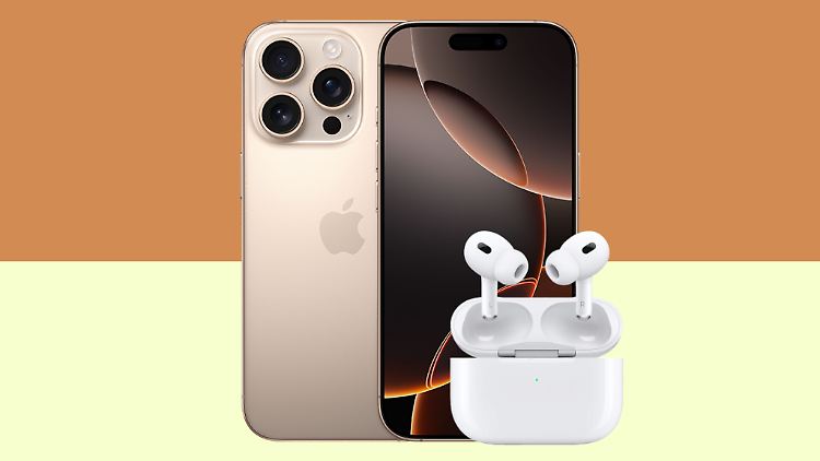 Für nur einen Euro bei o2: iPhone 16 Pro und AirPods Pro 2.