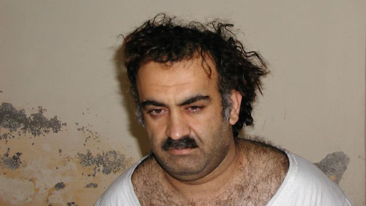 Khalid Sheikh Mohammed kurz nach seiner Festnahme im März 2003 in Pakistan.