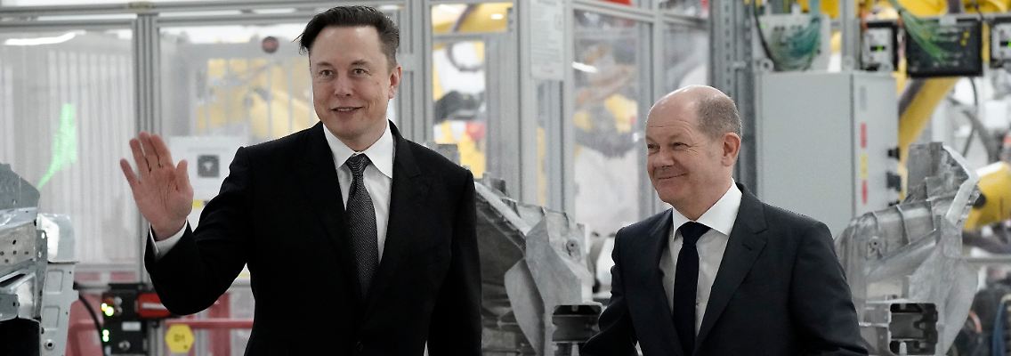 Bei einem Besuch von Musk in Grünheide schien die Stimmung noch ausgelassen.