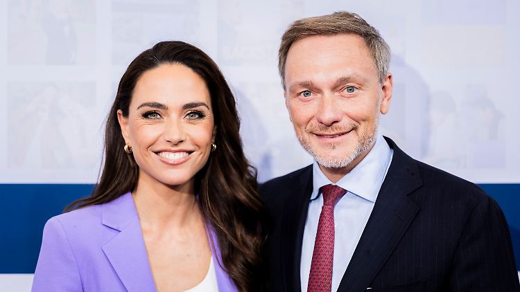 Sind in der RTL-Familie jederzeit willkommen: das Polit-Promi-Paar Franca Lehfeldt und Christian Lindner.