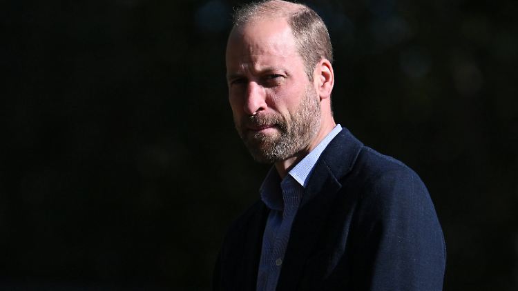 Von den Sorgen des letzten Jahres gezeichnet: Prinz William in Südafrika. 