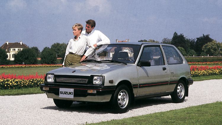 Unscheinbares Design, fortschrittliche Technik: 1984 debütiert der erste Suzuki Swift, damals noch unter dem Namen SA 310.