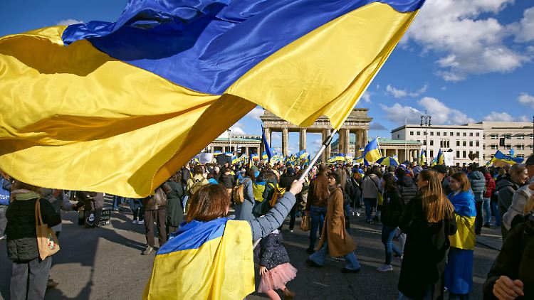"Wir Ukrainer hoffen, dass die Vernunft siegt, auch bei Trump", sagt Liudmyla Mlosh.