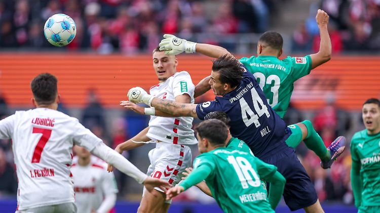 Bis in die Schlusssekunden stemmte sich Greuther Fürth gegen die Niederlage.