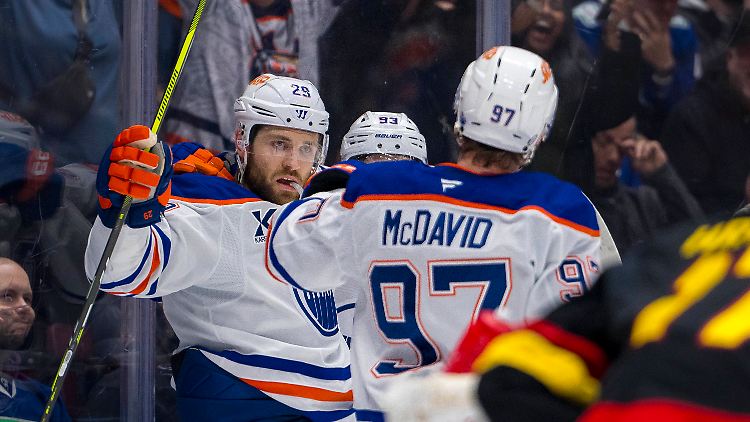 Leon Draisaitl und die Oilers legten ein Topspiel gegen Vancouver hin.