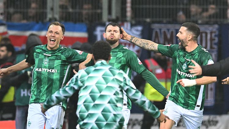 Oliver Burke sorgte für eine große Gefühlsexplosion bei sich und Werder.