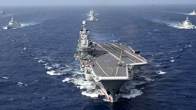 China ist bereits mit Flugzeugträgern auf den Weltmeeren unterwegs.