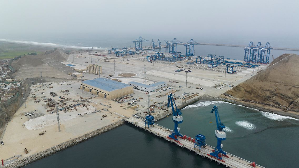 Hafen im peruanischen Chancay.