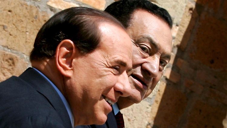 Zwei Männer, die sich verstehen: Berlusconi (links) mit Mubarak im Juni 2008.