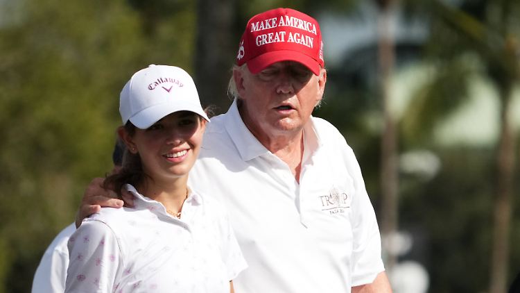 Für Kai Trump ist der designierte US-Präsident einfach nur ihr Großvater.