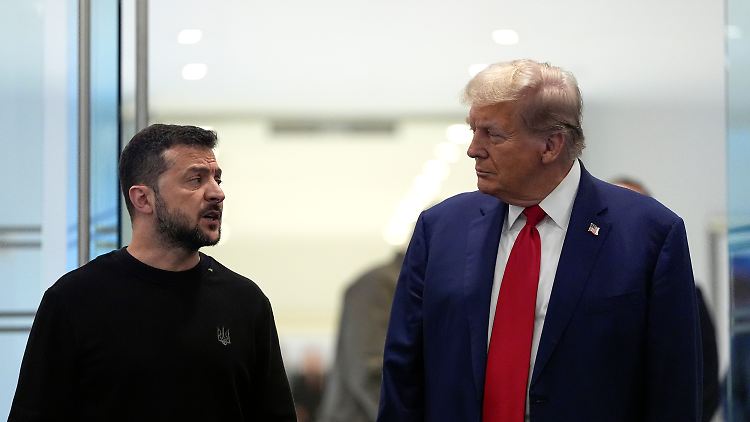 Selenskyj soll Trump seine Überlegungen schon vor Wochen mitgeteilt haben.