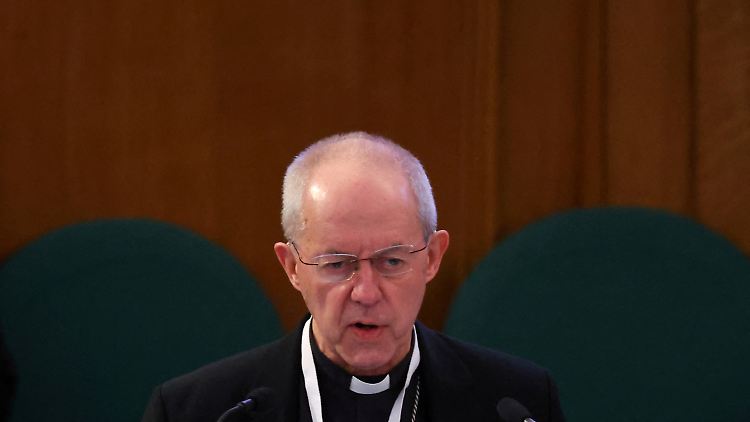 Justin Welby war der oberste Geistliche der Kirche von England.