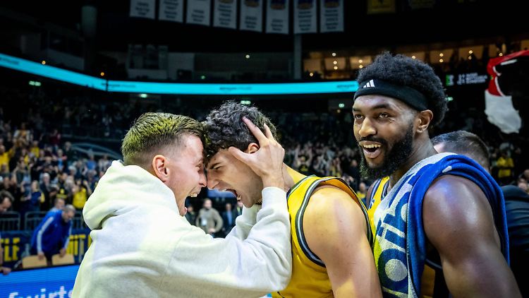 Beste Laune herrschte bei Alba Berlin.