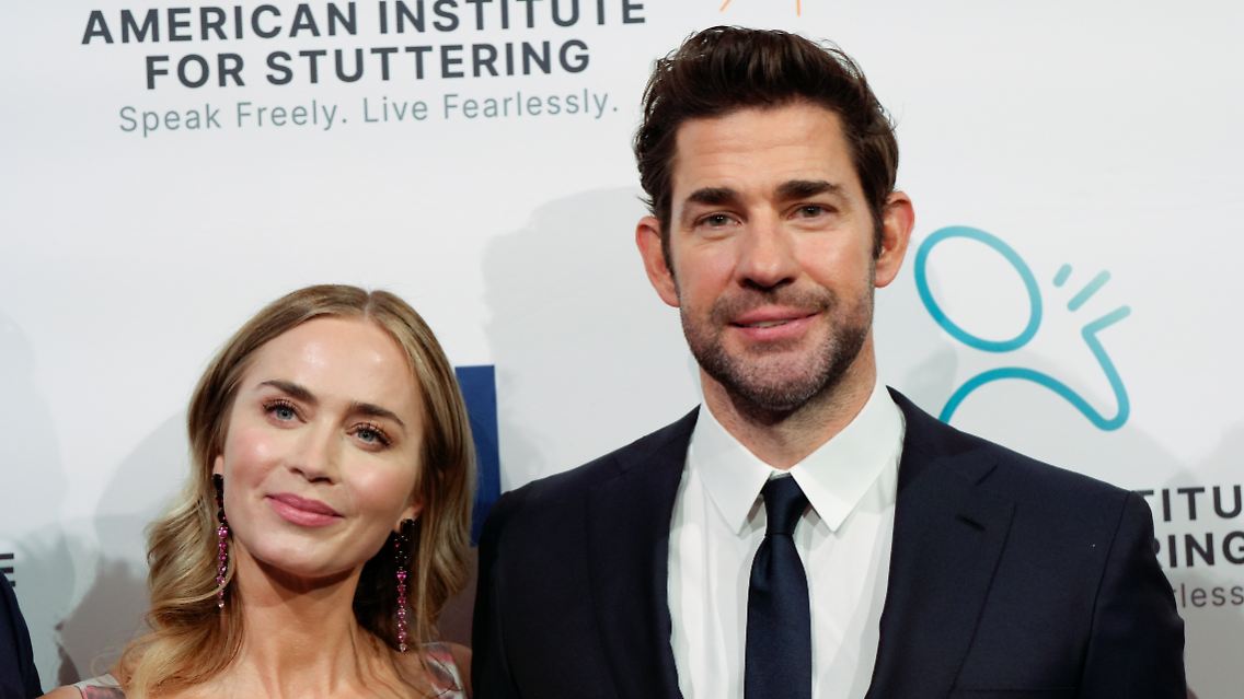 John Krasinski und seine Ehefrau Emily Blunt. Das Paar hat zwei Kinder.