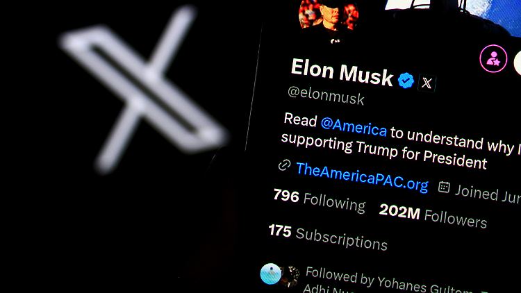 Elon Musk ist selbst sehr aktiv auf X.