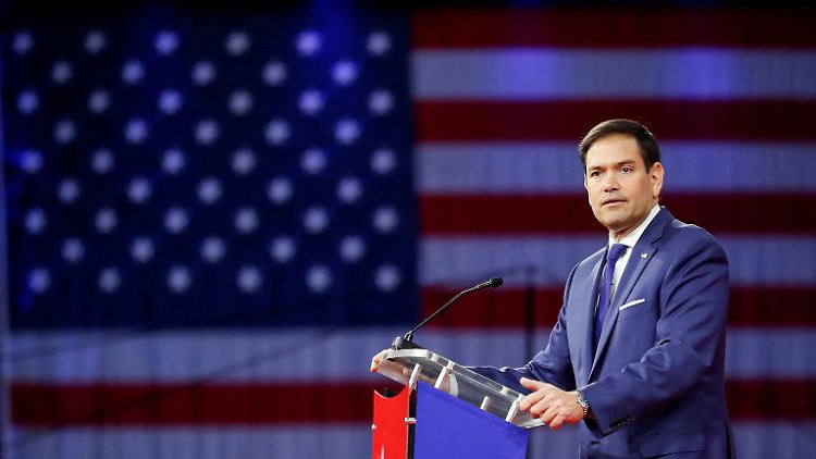 Stand auch in der engeren Auswahl für den Vizepräsidentenkandidaten: Marco Rubio.