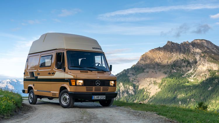 Der kantige Mercedes-Wohnwagen Marco Polo ist längst ein Oldtimer.