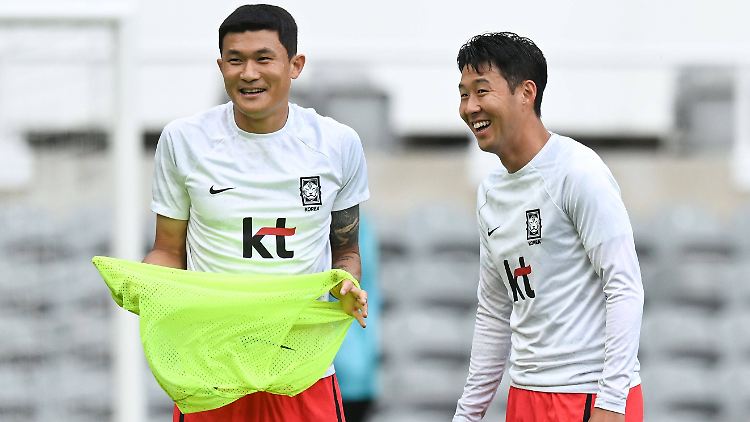 Können bald nostalgisch über den Wehrdienst reden: MInjae Kim & Heung-Min Son.