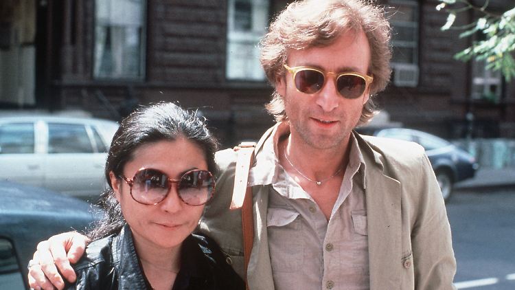 Yoko Ono und John Lennon wenige Monate vor seiner Ermordung.