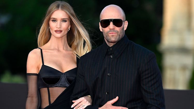 Vorzeige-Paar: Rosie Huntington-Whiteley und Jason Statham.