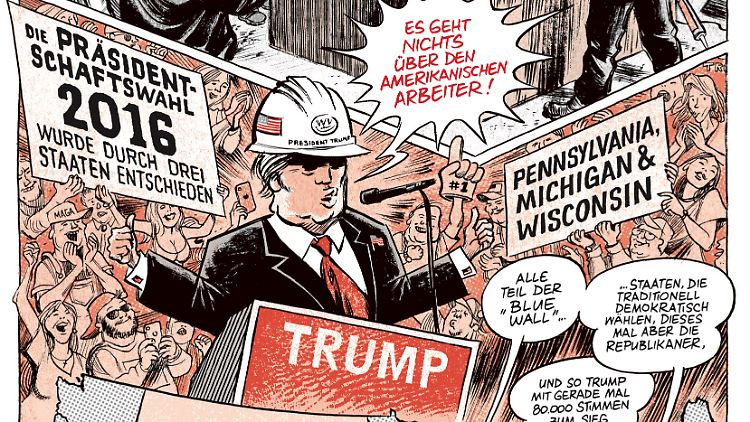 Trump in Wisconsin - der Swing State war auch bei dieser Präsidentschaftswahl mitentscheidend.