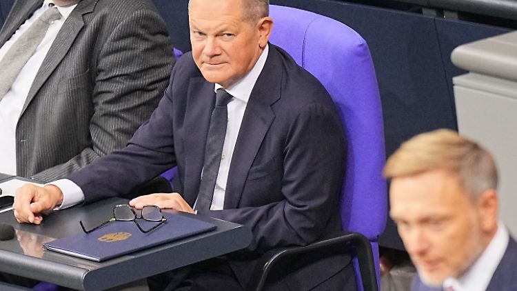 Scholz bekräftigte, dass er sich in der Ampel-Koalition immer wieder bemüht habe, Kompromisse zu finden. 