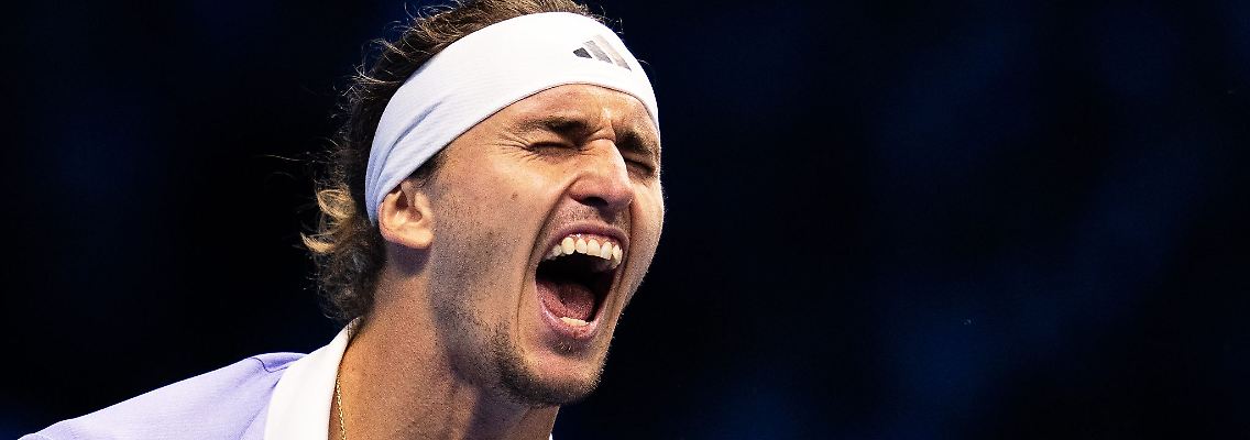 Alexander Zverev spielt in Turin um den Finaleinzug gegen Taylor Fritz.