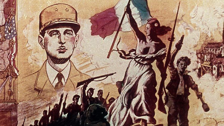 Charles de Gaulle wurde nach dem Ende des Zweiten Weltkriegs französischer Präsident.