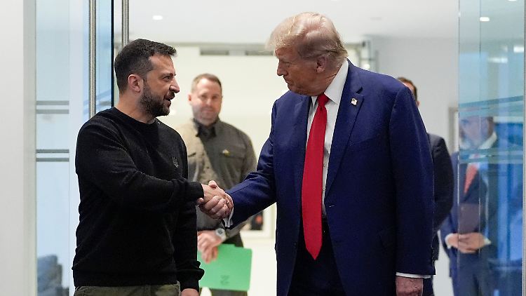Selenskyj und Trump hatten sich Ende September, also noch vor der US-Wahl, in New York getroffen.
